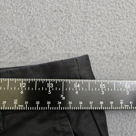 J. Crew Outlet Women 2 Black Tapered Leg Low Rise Chino Pants - Picture 9 of 9